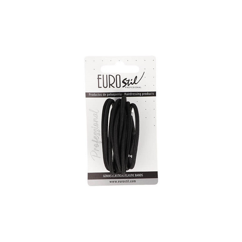Juuksesidemed, paksud, mustad, 10 tk