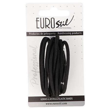 Juuksesidemed, paksud, mustad, 10 tk