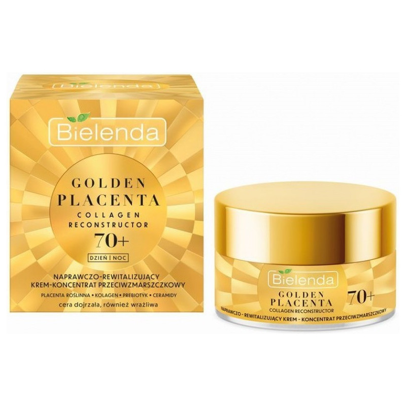 GOLDEN PLACENTA COLLAGEN RECONSTUCTOR 70+ Repairing and revitalizing anti-wrinkle face cream 50ml