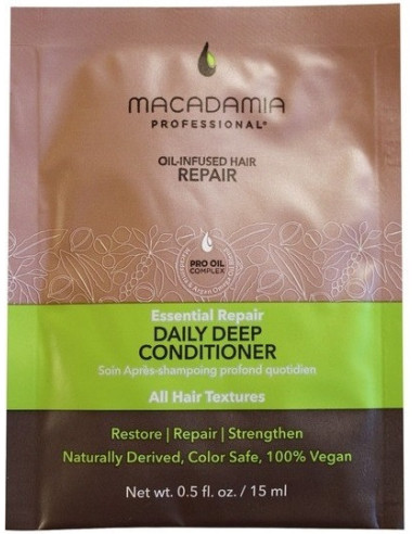 MACADAMIA PRO Vegan Kondicionieris matiem Daily Deep, 15ml