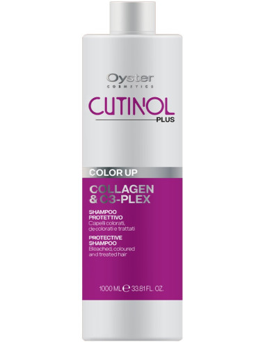 CUTINOL PLUS COLOR UP Šampūns krāsotiem matiem atjaun., kolagēns/C3-PLEX 1000ml