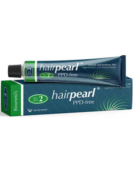 Hairpearl ripsme- ja kulmuvärv, PPD-vaba, nr 2 – sini-must 20ml