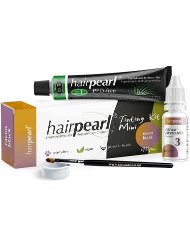 Hairpearl Tinting kit mini No 1, PPD free, Raven Black