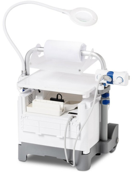 FLYBOX SPRAY pediküüriseade / mobiilne tööjaam Pododent NT100 LED-ga