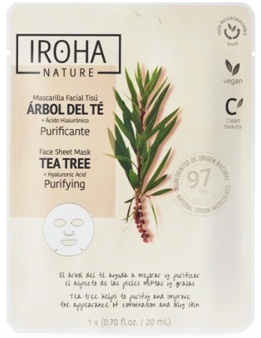 IROHA NATURE näomask TEEPUU +...