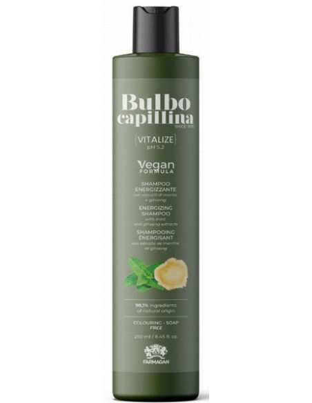 BULBO CAPILLINA VITALIZE Energiat andev šampoon juuste väljalangemise vastu 250ml