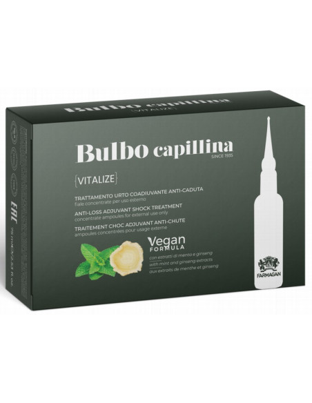 BULBO CAPILLINA VITALIZE Juuste väljalangemise vastane losjoon-šokkravi 10*7.5ml