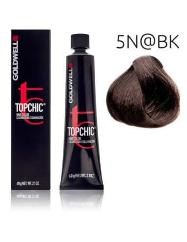 Goldwell Topchic noturīgā krāsa 60 ml 5N@BK