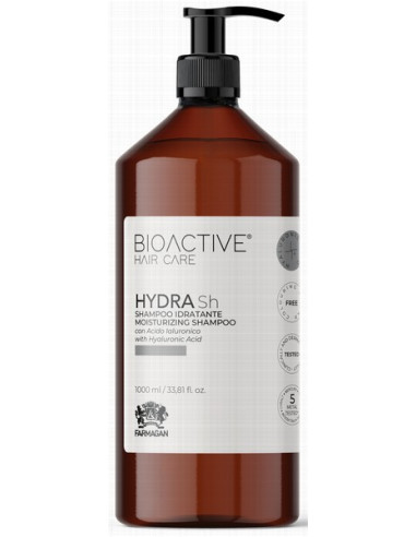 BIOACTIVE HYDRA Šampūns ļoti dehidrētiem matiem, maigi attīrošs, mitrinošs 1000ml