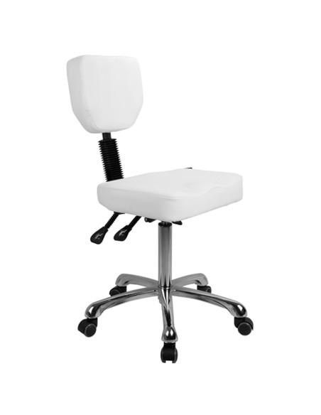 Töömehe tool nelja reguleerimismehhanismiga New Comfort, valge