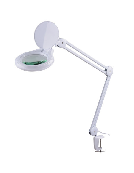 Lauale kinnitatav suurenduslamp, LED, 5 dioptrit, 4 valgusrežiimi