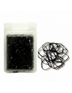 Juuksesidemed, mustad, 200 tk.