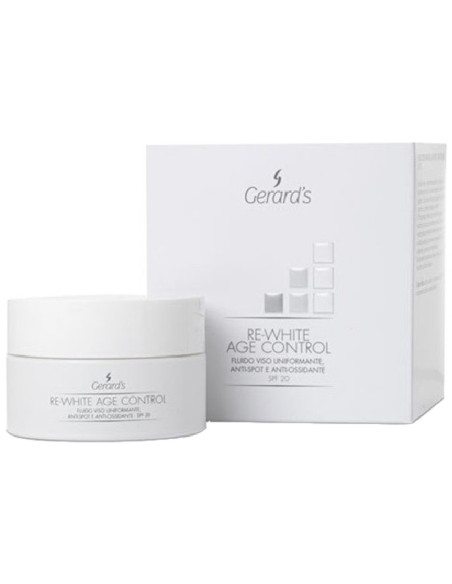 RE-WHITE AGE CONTROL antioksüdantne näovesi SPF 20 50ml