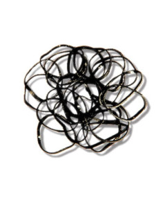 Juuksesidemed, mustad, 300 tk.
