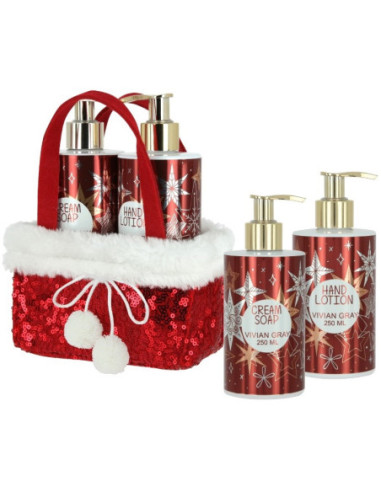 Glittering Christmas Komplekts ziepes krēmveida+losjons rokām 2*250ml