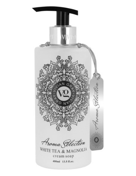 Aroma Selection kreemjas seep, valge tee/magnoolia 400ml