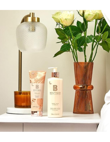 BOUTIQUE VEGAN kehakoorija, merevaik/muskus/vanill 225g