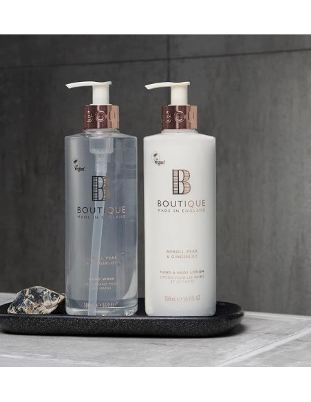 BOUTIQUE VEGAN käteseep Neroli/Pirni/Ingveriga 500ml