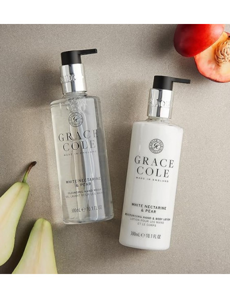 GRACE COLE vedelseep (valge nekratiin/pirn) 300ml