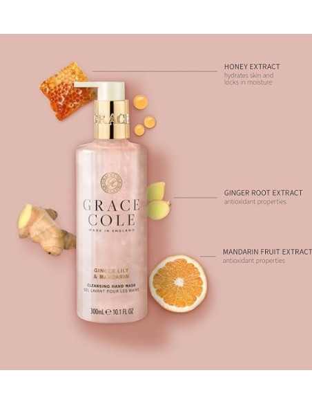 GRACE COLE vedelseep (ingveriliilia/mandariin) 300ml