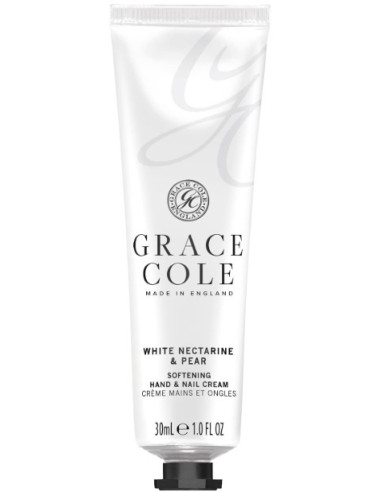 GRACE COLE Krēms rokām un nagiem (Baltais nektarīns/Bumbieris) 30ml