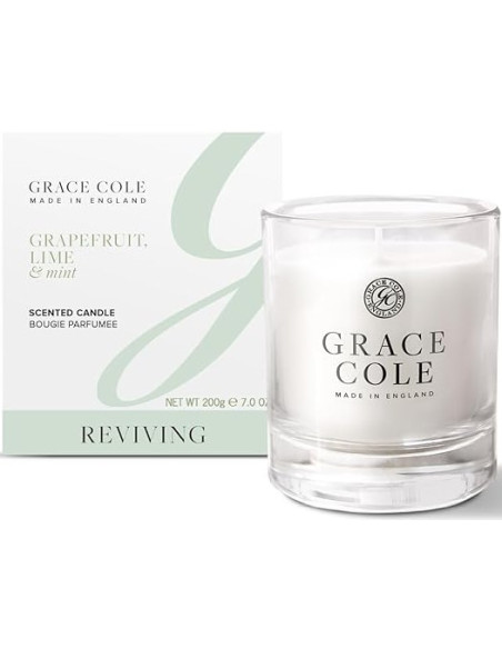 GRACE COLE lõhnaküünal (Greip/Laim/Piparmünt) 200g