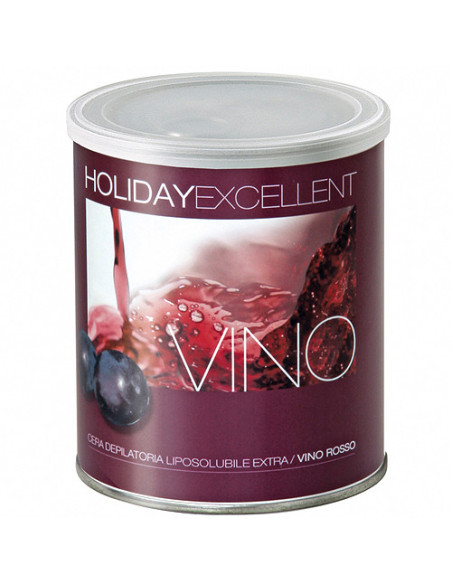 HOLIDAY EXCELLENT Mitteallergeenne depilatsioonivaha (viinapuu ekstrakt/vein) 800ml