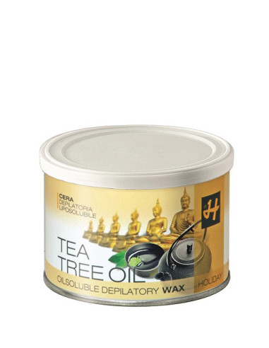 HOLIDAY Vasks depilācijai, tējas koka eļļa/titāna dioksīds, nav alerģisks 400ml