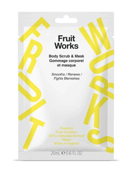 FRUIT WORKS pea- ja varvastehooldusvahend rataste hoolduskompleks 4x20ml