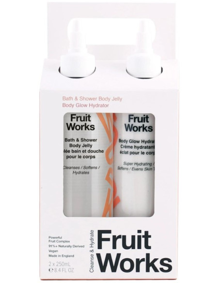FRUIT WORKS puhastus- ja niisutav komplekt