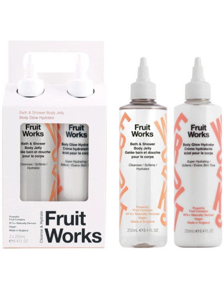FRUIT WORKS puhastus- ja niisutav komplekt