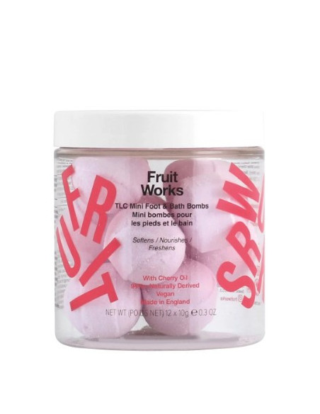 FRUIT WORKS minijala- ja vannipommid 12x10g
