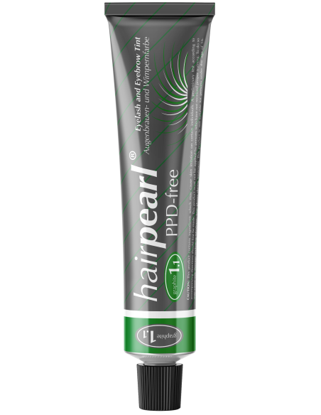 Hairpearl ripsme- ja kulmuvärv, PPD-vaba, nr 1.1 – grafiithall 20ml