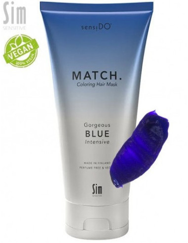 Sensido Match "Zils" (intensive), tonējošā maska 200ml