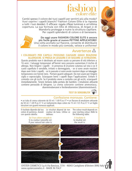 FASHION ELITE juuksevärv 5.2, violetne 50ml+50ml+15ml