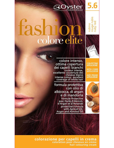 FASHION ELITE juuksevärv 5.6, hele punakaspruun 50ml+50ml+15ml