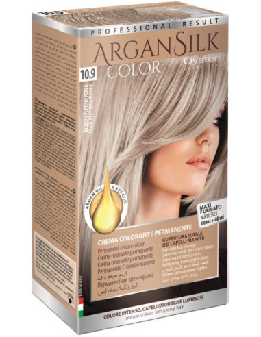 ARGAN SILK Juuksevärv 10.9, plaatina...
