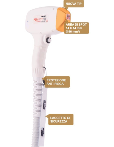 Mega Laser 808 seade, täiustatud karvaeemaldusprotseduur