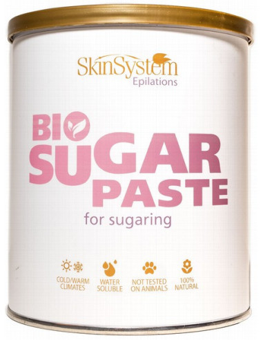 SkinSystem BIO Cukura pasta, cieta, depilācijai 1100gr