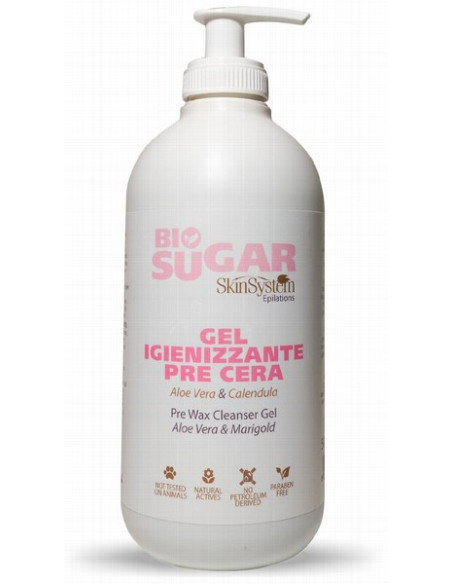 SkinSystem BIO SUGAR geel-puhastusvahend enne depilatsiooni 500ml