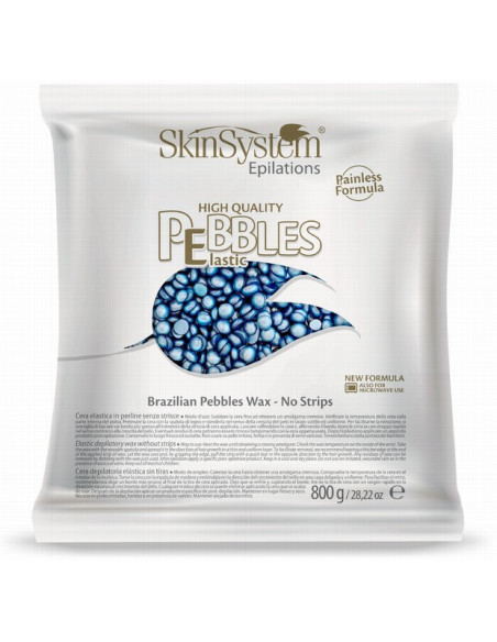 SkinSystem PEBBLES Kõva-kuum vaha Azulene kreem 800g