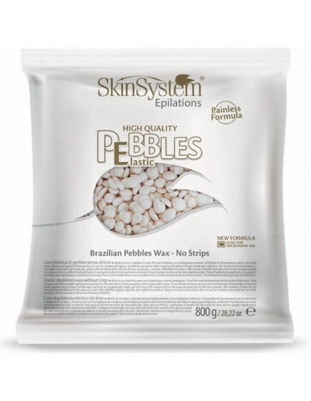 SkinSystem PEBBLES Kõva-kuum vaha Vanillikreem 800g