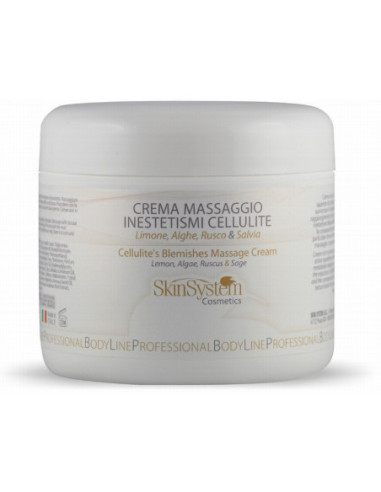 SkinSystem Cream for massage, cellulite skin damage reduction 500ml