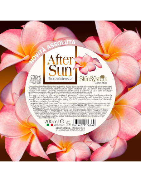 SkinSystem AFTER SUN päikesejärgne emulsioon püsiva pronkspruuni jume saavutamiseks 200ml