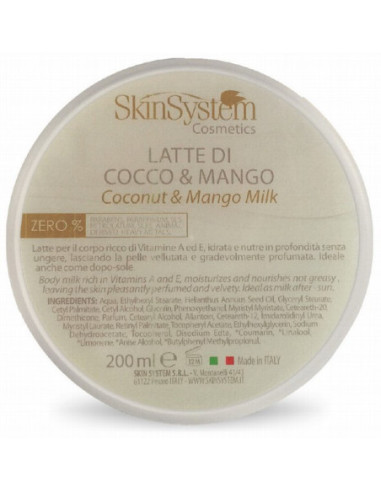 SkinSystem kehapiim (kookos/mango) 200ml