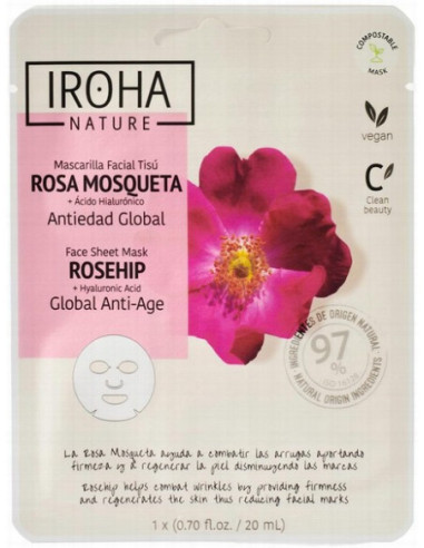 IROHA NATURE vananemisvastane näomask...