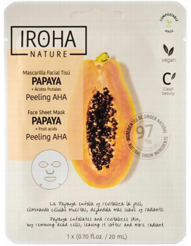 IROHA NATURE näomask AHA kooriv...
