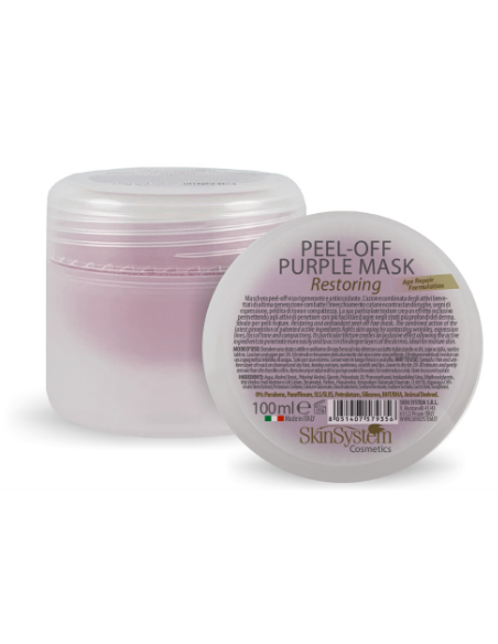 SkinSystem kooriv näomask (lilla) 100ml