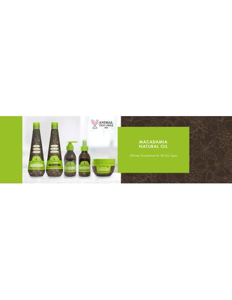 MACADAMIA siluv šampoon rohelise teega 1000ml