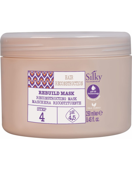 SILKY REBUILD mask – sulgeb kutiikula, lukustab niisutavad ja taastavad koostisosad. 4. samm 250ml